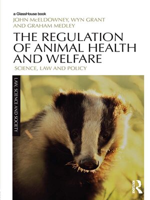 cover image of The Regulation of Animal Health and Welfare